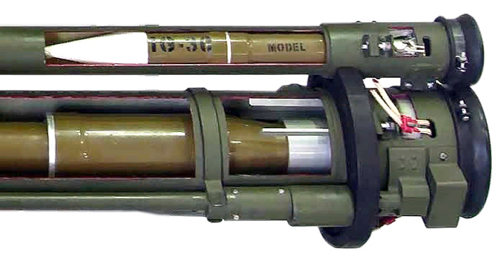 Гранатомет РПГ-30 "Крюк" в разрезе